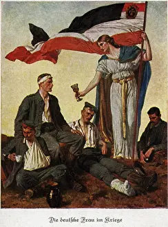 Kriege: First World War / WWI, military postcards, postcard