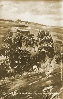 Seizing: First World War / WWI, military postcards, postcard