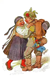 Happyness: First World War / WWI, military postcards, postcard