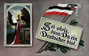 Dass: First World War / WWI, military postcards, Sei