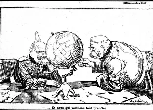 Nous: First World War / WWI, propaganda, French caricature