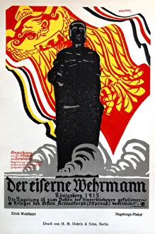 Eiserne: First World War / WWI, propaganda, Germany, inauguration