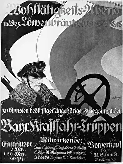 Truppen: First World War / WWI, propaganda, poster, announcement