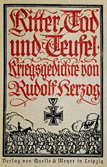 Teufel: First World War / WWI, propaganda, book Ritter