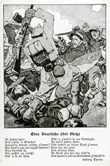 Eine: First World War / WWI, propaganda, Eine Boarische