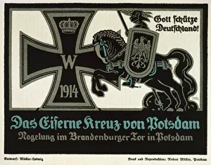 Eiserne: First World War / WWI, propaganda, Germany, Das