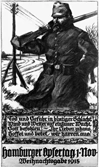 Opfertag: First World War / WWI, propaganda, Hamburger