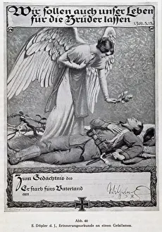 Lassen: First World War / WWI, propaganda, memorial page
