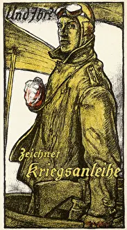 Kriegsanleihe: First World War / WWI, propaganda, postcard Und