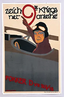 Kriegsanleihe: First World War / WWI, propaganda, poster Zeichnet