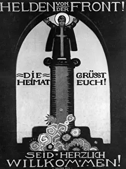 Kindl: First World War / WWI, return of the German troops