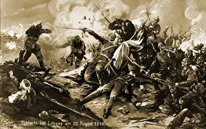 Longwy: First World War / WWI, Western Front, Battle