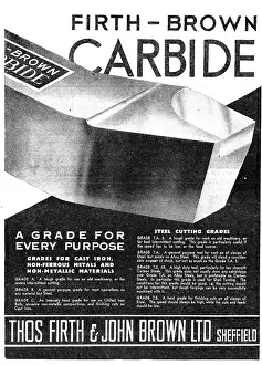 Carbide: Firth-Brown Carbide Machine Tools