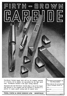Carbide: Firth-Brown Carbide Tipped Machine Tools