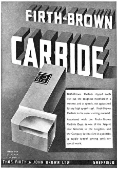 Carbide: Firth-Brown Carbide Tipped Tools