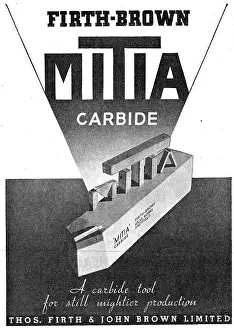 Carbide: Firth-Brown Mitia Carbide Machine Tools