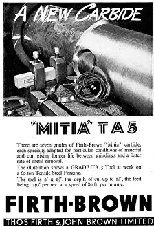 Carbide: Firth-Brown Mitia TA5 Carbide Machine Tools