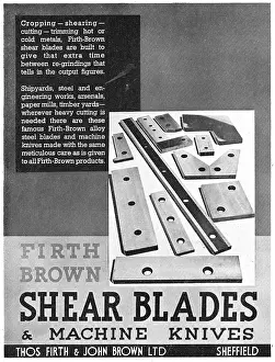 Shear: Firth-Brown Shear Blades & Machine Knives