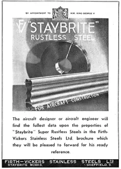 Thos: Firth Brown Staybrite Rustless Steel
