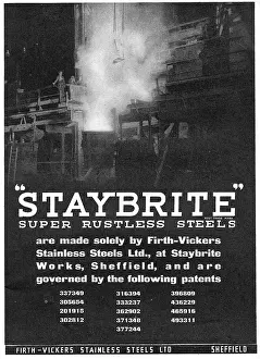 Rustless: Firth Brown Staybrite Super Rustless Aircraft Steels