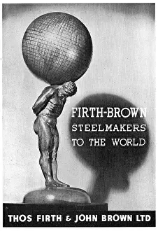 Steelmakers: Firth-Brown Steelmakers 1942 Advert