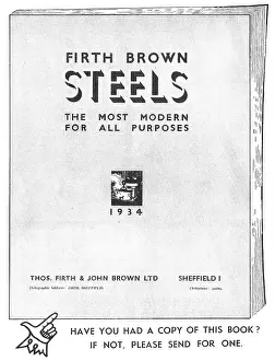 Thos: Firth Brown Steels For The Aircraft Industry