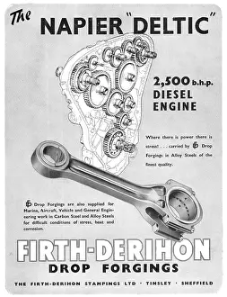 Stampings: Firth-Derihon Forgings Napier Deltic Diesel Engine