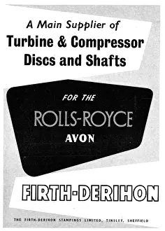 Compressor: Firth-Derihon Turbine & Compressor Discs