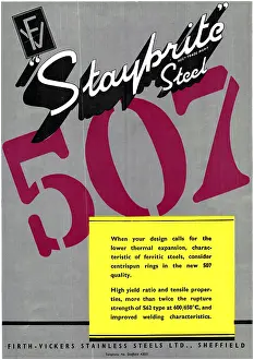 Staybrite: Firth-Vickers 507 STAYBRITE Stainless Steels