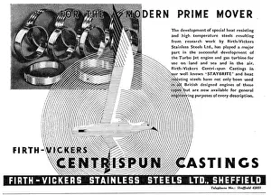 Centrispun: Firth-Vickers Stainless Steels Centrispun Castings