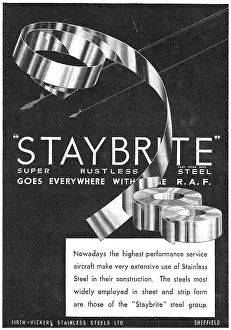 Rustless: Firth-Vickers Staybrite Rustless Steel