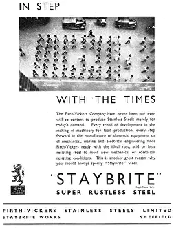 Staybrite: Firth-Vickers Staybrite Stainless Steels