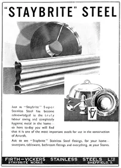 Steels: Firth-Vickers Staybrite Stainless Steels