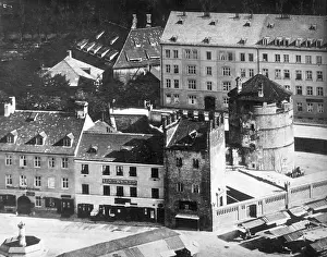 Recognized: Fischerturm with Scheibling on Viktualienmarkt in Munich