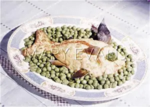 Garnished: FISH DISH 1960S