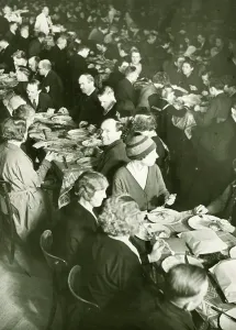 Offered: Fish food for the unemployed, 1932