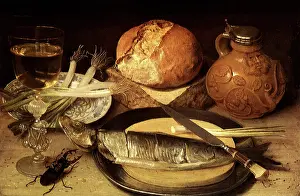 Loaf: Fish Still Life with Stag Beetle
