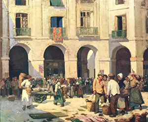 Archways: Fish market At Dieppe