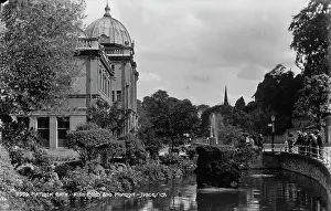 Matlock: Fish Pond and Pavilion in Matlock Bath