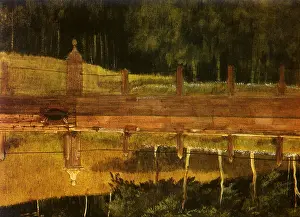 Tres: The Fish-Pond at Vallombrosa