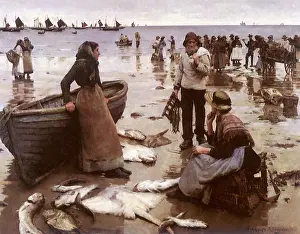 Stanhope: Fish Sale on the Beach