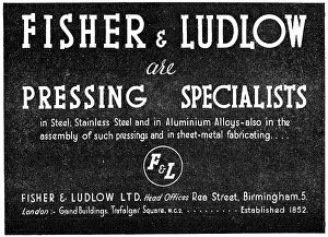 Pressings: Fisher & Ludlow Pressings