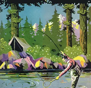 Waders: Fisherman and Camp