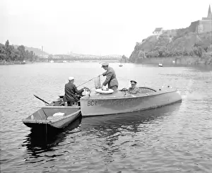 Fishermans: Fisherman being checked by police