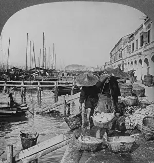 Macau: Fisherman - industry - harbor - Macau