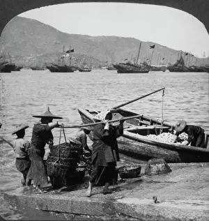 Macau: Fisherman - industry - harbor - Macau