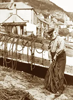 Runswick: Fisherman, Runswick Bay