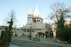 Bastion: The Fisherman's Bastion in Budapest, 1995