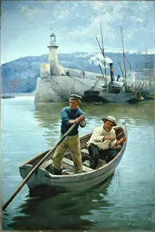 Adela: Two Fishermen in a Boat