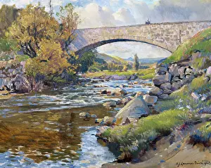 Lamorna: Fishermen on a Bridge